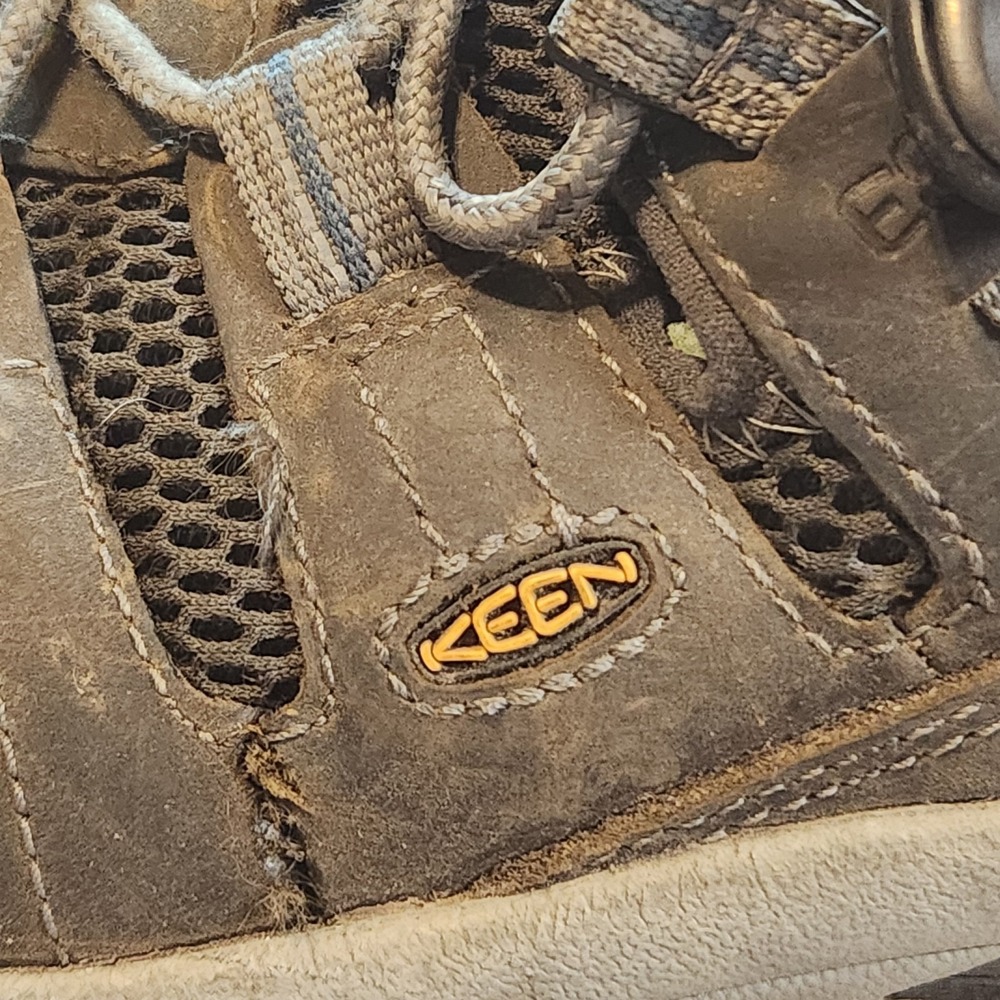 Keen Shoes Mens 9 Wide Gray Utility Atlanta Cool 2 ESD Steel Toe Work - Picture 7 of 9